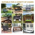 thumbnail image 7 of YLLN  Porch Swing Cushions ,Waterproof Swing Cushions Replacement with Backrest（Black 60"）, 7 of 7