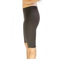 thumbnail image 2 of Vivian's Fashions Legging Shorts - Biker Length, Misses Size (Brown, XS), 2 of 2