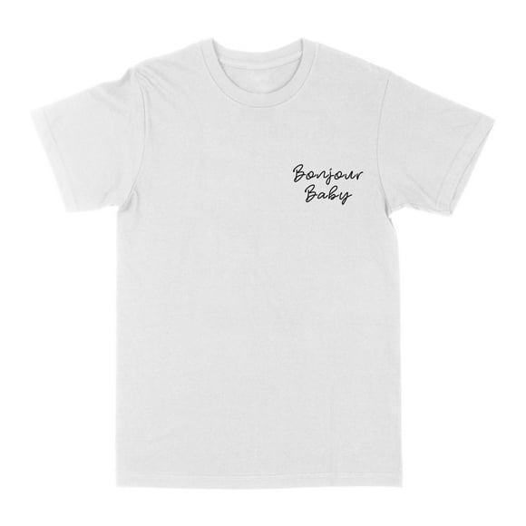 T-Shirt Blanc Petit Fun T Bonjour Baby