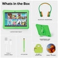 thumbnail image 5 of Contixo 10" Kids Tablet Bundle, 80 FREE Disney eBooks, Bluetooth Headphones, Case, Stylus, 32GB, Parental Controls, Tablet for kids 3-7 - Green, 5 of 11