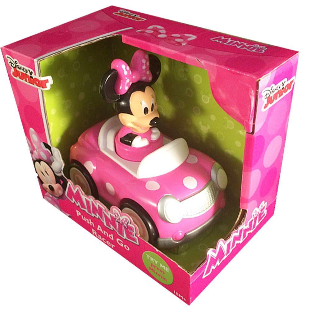 New Disney Junior Minnie Mouse Push and Go Racer Pink Car 12 Months Plus 