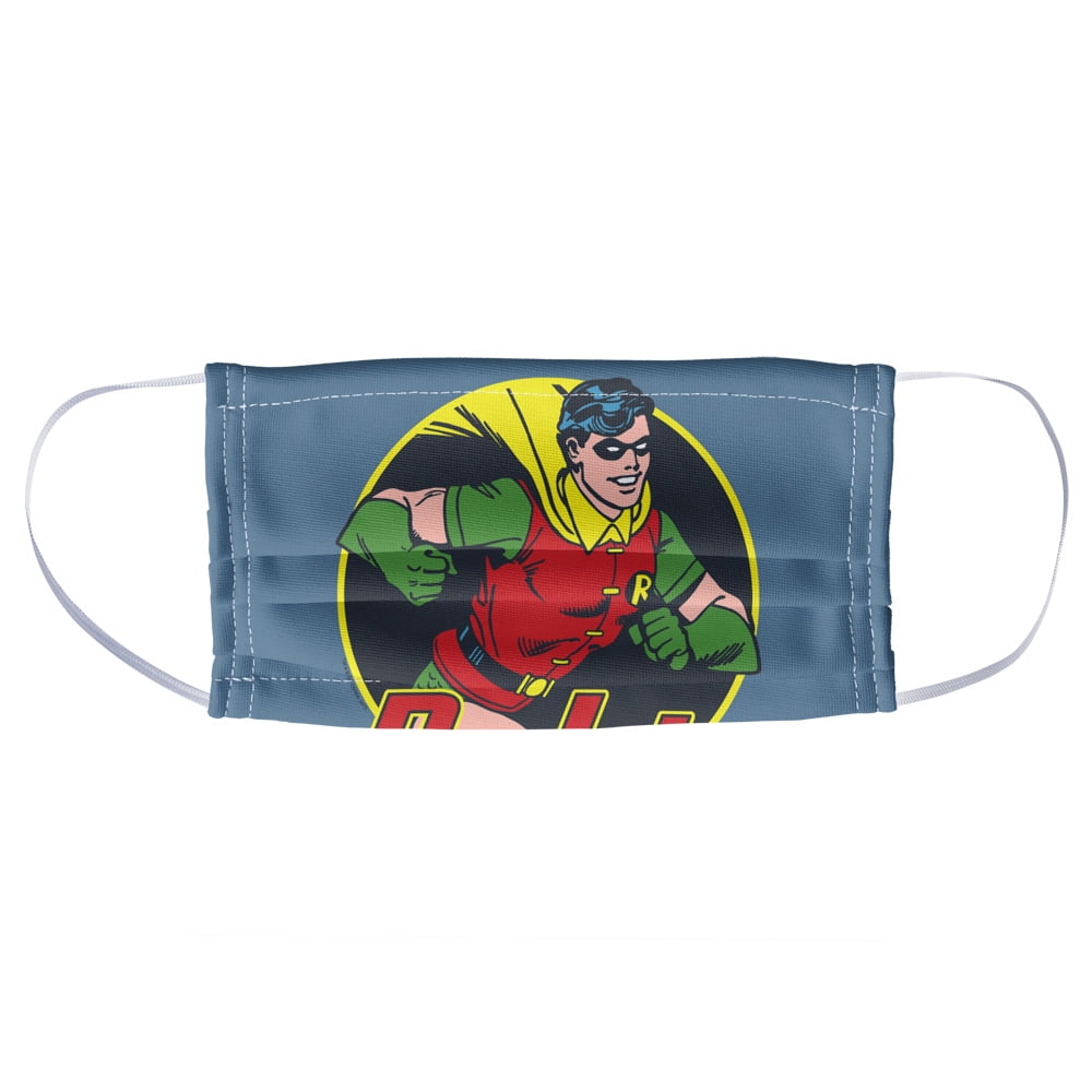 Batman Robin The Boy Wonder 1-Ply Reusable Face Mask Covering, Unisex
