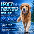 thumbnail image 7 of CICPAP GPS Wireless Dog Fence, Portable Custom and Circular Boundary System, 49-6500 FT Range, No Subscription, IP67 Waterproof Rechargeable Collar for 15-110 lb Dogs, 7 of 7