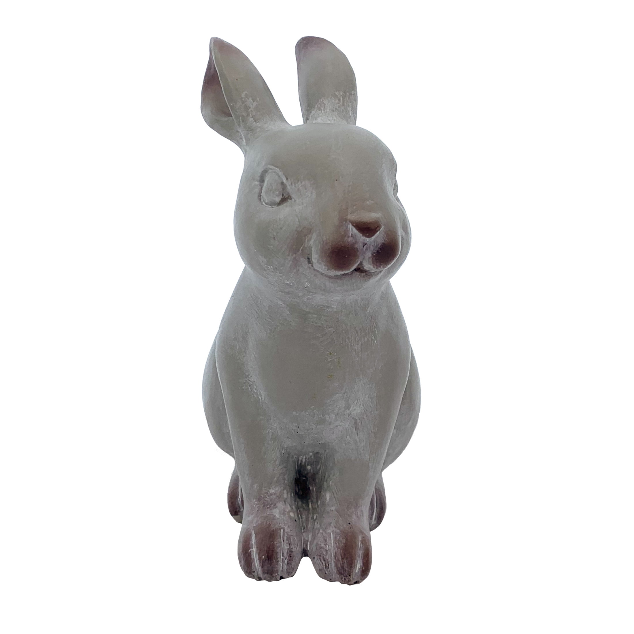 Way to Celebrate Easter Concrete Gray Finish Bunny 5.5" Decoration Assortment