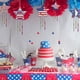 thumbnail image 5 of Kit de campanilla de viento de bricolaje del Día de la Independencia | Colgante de madera de cinco estrellas | Multicolor | Decoración del Día Nacional de EE. UU. | Incluye pinceles, pegatinas y, 5 of 6