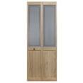 thumbnail image 2 of American Wood Litho Glass Bifold Door, 30-in. x 80-in., Unfinished Pine, 2 of 8