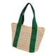 thumbnail image 3 of Bolso tejido a mano Bag de mujeres Mujer dama trabaja trabajo playa gran capacidad de mango de viaje elegante bolso de hombro rústico hecho a mano Verde, 3 of 8