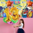 thumbnail image 7 of SpongeBob SquarePants 13th Tableware Balloons Cake Toppers Backdrop Banner Supplies Party Decor Plates Decorations, 7 of 7