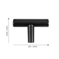 thumbnail image 6 of Howish cabinet door knobs 6pcs Matte Black T Bar Cabinet Handles Wardrobe Door Knobs Kitchen Furniture(1.97"X1.18"X0.39"), 6 of 9