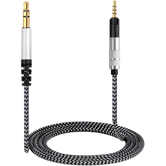 for Sennheiser HD598 HD599 HD569 HD560 S HD559 Replacement Cable HD518 HD519 HD558 HD579 CS SE SR Headset Upgraded Cable Headphones, Length 1.8m/5.9 Feet (3.5mm to 2.5mm)