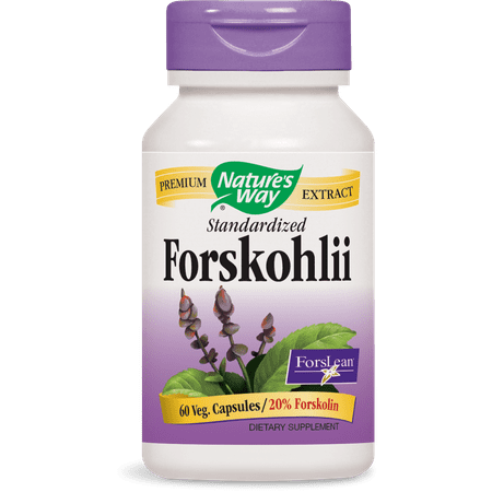 Nature's Way Forskohlii Vegetarian Capsules, 60 Ct