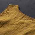 thumbnail image 3 of POIUYTR Women Cotton Linen Tank Tops Summer Scoop Neck Sleeveless Shirts Casual Loose Solid Color Camisole, 3 of 6