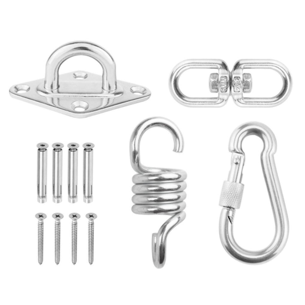4 Inches length Stainless Yoga Swing Hooks Hammock Chair Hanging Kit Suspension 