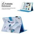 thumbnail image 5 of iPad 10.2 Case for iPad 8th 7th Gen 2020 2019, Allytech PU Leather Slim Fit Protection Smart Cover Auto Sleep Wake Pencil Holder Muilt Angle Stand Folio Flip Cover for Apple iPad 10.2",Cat Butterfly, 5 of 6