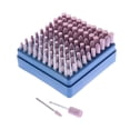 thumbnail image 2 of 100pcs 3mm Abrasive Mandrel Mounted Grinding Polishing Tool (Pink), 2 of 7