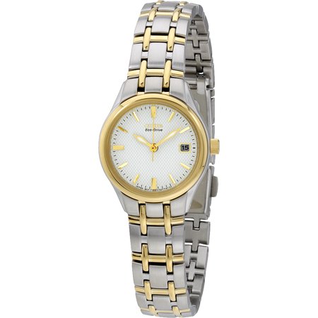 Women's EW1264-50A Gold Stainless-Steel Eco-Drive Sport
