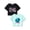 Black Graffiti & Mint Malibu, variant on Miami & New York Print Crop Top for Girls - Black & Yellow T-Shirt Soft 2-pack Tees Size 16/18