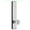 Bright Chrome, variant on Grandeur 802876 Fifth Avenue Solid Brass Tall Plate Passage Door Knob Set - Grey