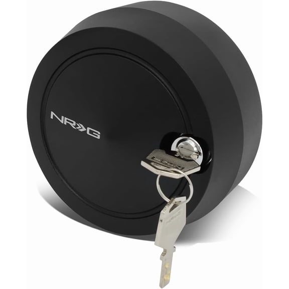 NRG Innovations NRG-SRK-201MB Steering Wheel Version 2 Quick Release Short Hub Adapter with Mounting Bolts, Quick Lock W/Free Spin Black