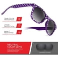 thumbnail image 3 of Polka Dot Retro Fashion Sunglasses for Women Trendy Vintage 50s UV Protection Sun Glasses, 3 of 6