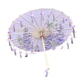 thumbnail image 3 of yuksok Chinese Umbrella Craft Silk Umbrella for Party Events Performance Dance Recitals Style D, 3 of 9