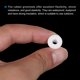 thumbnail image 4 of 10uds T Tipo Goma Ojal Montaje Diámetro 9mm 0,5 Pulgadas OD 0,2 Pulgadas ID Unique Bargains Sello Protección Flexible Agujero Tapones para Cable Tubería Blanco, 4 of 5