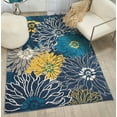 thumbnail image 6 of Nourison Passion Floral Blue 5'3" x 7'3" Area Rug, (5x7), 6 of 7