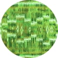 thumbnail image 1 of Ahgly Company Indoor Round Southwestern Green Country Area Rugs, 4' Round, 1 of 1