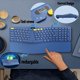 thumbnail image 3 of Teclado Eirix Ergonómico Inalámbrico con Reposamuñecas -Azul Eirix Inalámbrico, 3 of 5