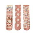 thumbnail image 2 of 3 Pairs Kids Wool Cotton Socks, Toddlers Boys Girls Warm Cute Animal Pattern Cartoon Novelty Fashion Soft Cotton Long Socks, 2 of 7