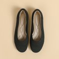 thumbnail image 1 of Zapatos Vestir Planos Ballet Mujeres Tejido Punta Redonda en Cuña Baja para El Elegante Oficina Casual Boda, 1 of 9