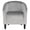 Grey, variant on AIZYT Barrel Chair, Soft Sherpa Accent Chair Side Chair Club Chair Modern Style Deep Seating Barrel Armchair for Living Room Furniture Reading Room Bedroom, Blue