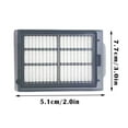 thumbnail image 3 of Replacement Filter Compatible With 505 405 Sweeping Robot Vacuum Cleaner Accessories 6 Grid Rectangle Design Mesh, 3 of 5