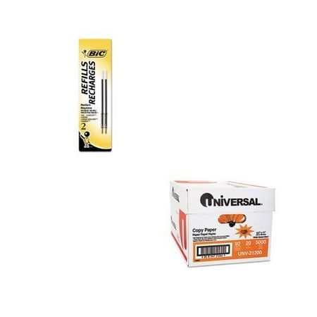 Shoplet Best Value Kit - BIC Refill for Velocity (BICMRC21BK) and Universal C...