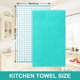 thumbnail image 2 of Simmore 100% Cotton Terry Kitchen Towels, Super Soft Absorbent Dish Towels and Dish Cloths for Kitchen Washing and Drying, 6-Piece Set, 16x28 Inches, Aqua, 2 of 10