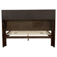 thumbnail image 6 of Jessica Eastern King LED Storage Bookcase Bed Cappuccino, 6 of 7