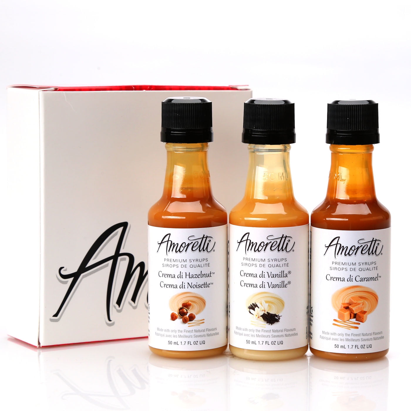 Amoretti Premium Syrups Creamy Classic 3 Pack (50ml)