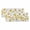 White Lemon Yellow, variant on Yellow Spring Floral Valances for Windows, Light Filtering Kitchen Curtain Valances 2 Panels, Summer Botanical Watercolor Daisy Rod Pocket Short Window Treatments for Living Room Bedroom 42"Wx12"L