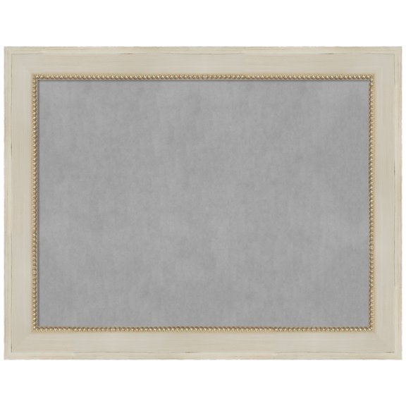Amanti Art Parthenon Cream Framed Magnetic Board 28 x 22 in.