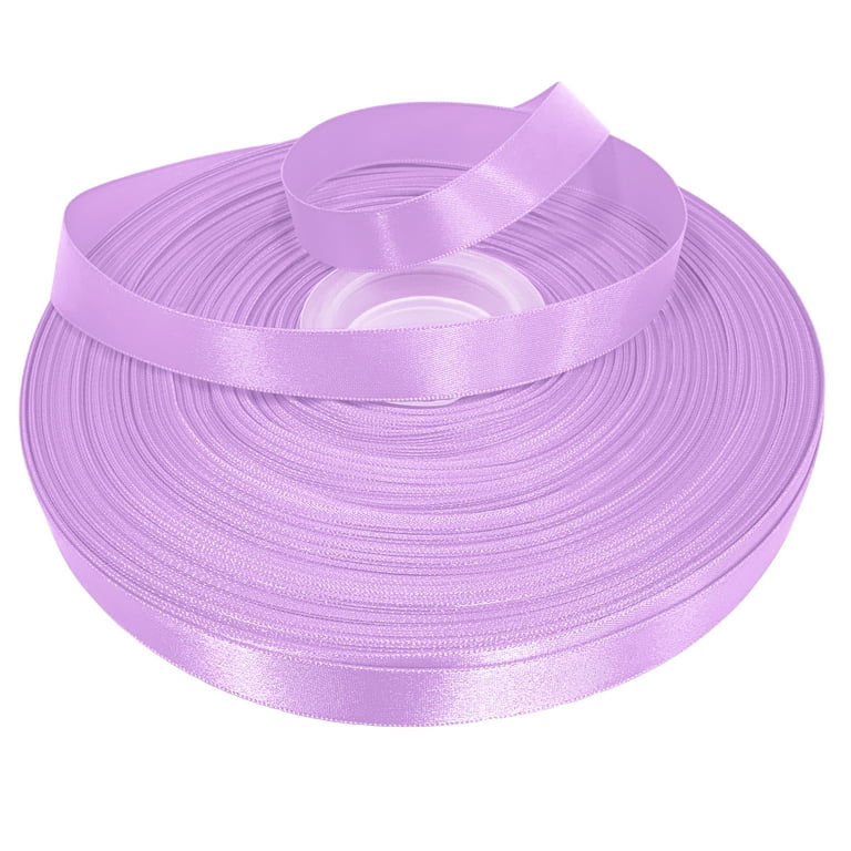 Lavender Single Face Satin Ribbon, 5/8