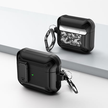 Duo Shield Secure Lock Designed For AirPods 3rd Gen With Hook  Black/Black price history on PriceWatchPro