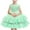 Mint Green, variant on Zwiiyzr 1-6Y Girls Princess Tulle Dress Sleeveless A Line Wedding Pageant Dresses Wedding Ball Gown Green