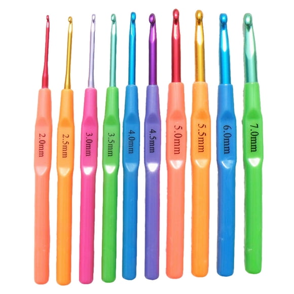 Scienceny 1 Juego de ganchos de ganchillo, suministros de costura, agarre cómodo, aparato tejido, ganchillos de punto para suéter, ropa, Artesanía Tipo11