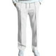 thumbnail image 2 of Pantalones rectos cerrados de color liso para hombre 2025: material de poliéster, diseño de moda, para uso diario, fáciles de combinar con camisetas., 2 of 8