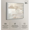 thumbnail image 2 of Arid Hues (I) Canvas Minimalist Abstracts by Art Remedy, White Frame, 30" x 30", 2 of 7