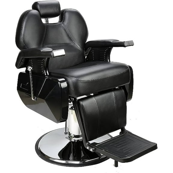 Sillón de Barbero Bluelander Diseño Europeo Negro