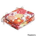thumbnail image 1 of Pillow Perfect Outdoor/ Indoor Floral Fantasy Limeaide Squared Corners Seat Cushion (Set of 2), 1 of 3