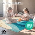 thumbnail image 4 of ODIKA 5'x7' Machine Washable Non-Slip Area Rug, Seaside Escape With Elegant Maritime Charm High Traffic Rug, Blue, 38348, 4 of 7