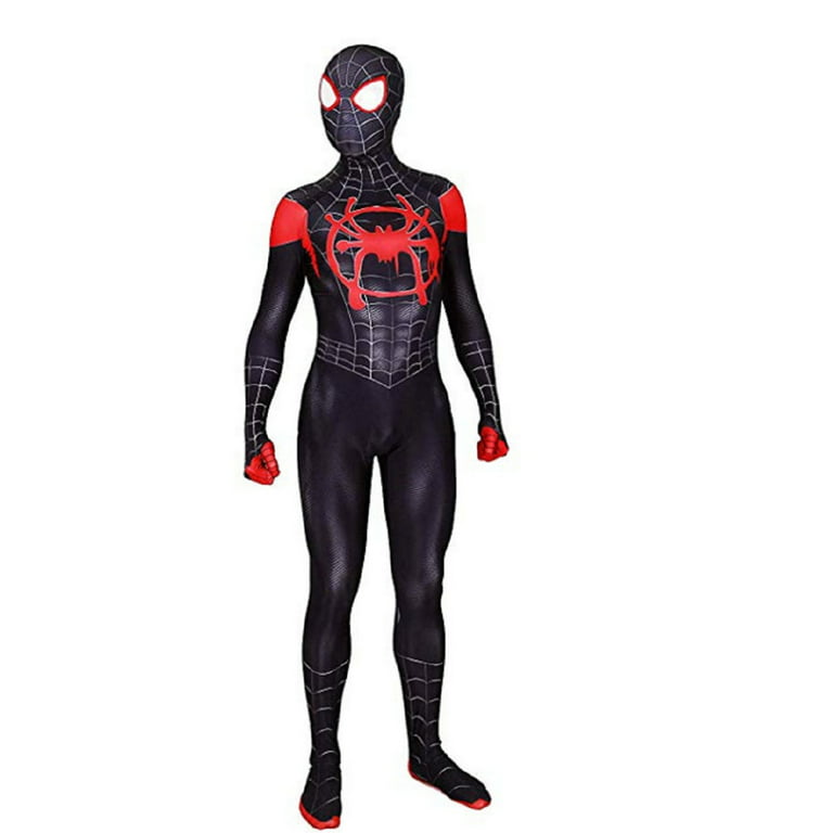 WUHX Unisex Spiderman Costume Kids Superhero Spiderman Costume Lycra  Spandex Zentai 3D Style Jumpsuit Halloween Cosplay Costumes,B,M115~125 :  : Toys