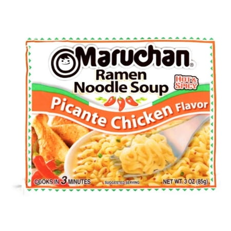 Maruchan Ramen Noodle Soup, Picante Chicken Flavor (3 Oz) 12 Count